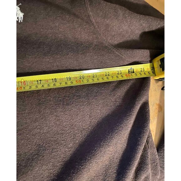 Polo Ralph Lauren Sweater Mens 2XL Brown 1/4 Zip Pullover Pony Logo Casual Golf - Picture 6 of 7